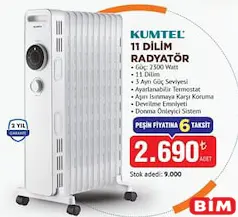 KUMTEL 11 DİLİM RADYATÖR KUMTEL 11 DİLİM RADYATÖR